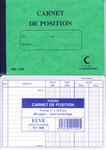 Carnet de Position de Compte avec Protège-cahier 60 pages format 114 x 156 ELVE