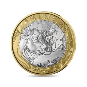 Signes astros - Taureau Monnaie de 5€ métal commun