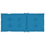 vidaXL Chaises inclinables de jardin 6 Pièces avec coussins Bois d'acacia