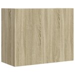 vidaXL Armoire murale chêne sonoma 75x35x60 cm bois d'ingénierie