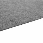 vidaXL Bâche de piscine gris clair 550x280 cm géotextile polyester