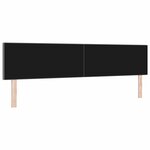 vidaXL Tête de lit avec tête de lit Gris clair 200 cm Tissu côtelé