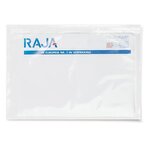 Pochette porte-documents adhésive transparente raja eco 225x115 mm (lot de 1000)