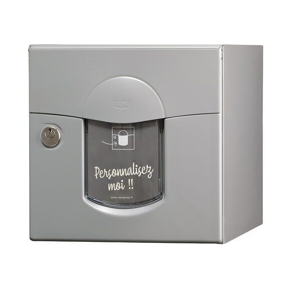 Boîte aux lettres Soléa  2 portes  Gris 7037 mat