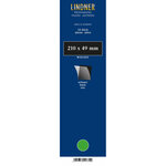 Bandes simple soudure 210 x 49 mm pour timbres-poste. Fond - Noir