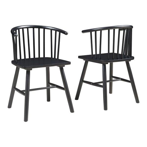 Lot de 2 chaises de salle à manger salon design moderne cuisine noir 03_0009634