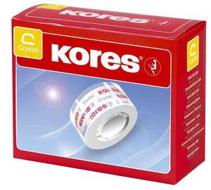Ruban adhésif standard 19 mm x 33 m Transparent KORES
