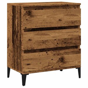 vidaXL Buffet vieux bois 60x35x70 cm bois d'ingénierie