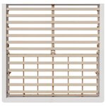 vidaXL Cadre de lit avec stockage Blanc 180 x 200 cm Pin massif