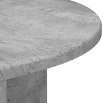 vidaXL Table d'appoint Gris béton 39 7 x 39 7 x 60 cm