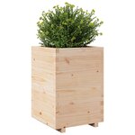 vidaXL Jardinière 50x50x72 5 cm bois de pin massif