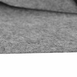 vidaXL Bâche de piscine gris clair Ø458 cm géotextile polyester