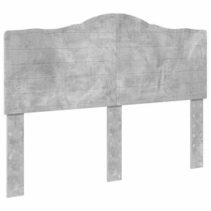 vidaXL Tête de lit Gris béton 140 cm Bois d'ingénierie