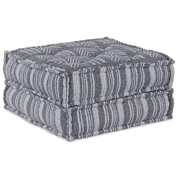 vidaXL Coussin Gris 70 x 70 x 36 cm Polyester