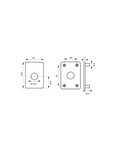 THIRARD - Plaque de renfort pour verrou Transit 2 et Capital  epoxy or