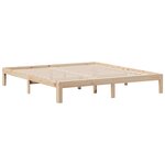 vidaXL Lit bibliothèque sans matelas 180x200 cm bois massif de pin