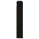 vidaXL Armoire murale de salle de bain Chêne Noir 30 x 10 x 60 5 cm