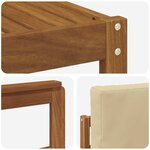 vidaXL Ensemble de canapés d'extérieur 11 Pièces Naturel et Beige