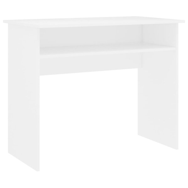 vidaXL Bureau Blanc 90x50x74 cm Bois d'ingénierie