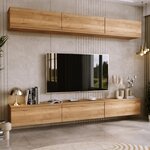 Meuble TV Nicole Oak 80 cm - chêne