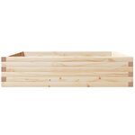 vidaXL Jardinière 100x100x23 cm bois de pin massif