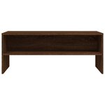 vidaXL Meuble TV Chêne marron 100x40x40 cm Bois d'ingénierie