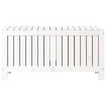 vidaXL Boîte de rangement de jardin Blanc 108x42 5x54 cm Bois de pin