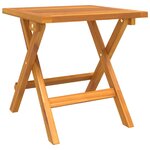 vidaXL Chaise longue 2-personne 3 Pièces Marron Bois d'acacia massif