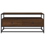 vidaXL Meuble TV chêne marron 100x35x45 cm bois d'ingénierie