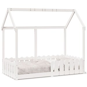 vidaXL Cadre de lit d'enfants forme de maison sans matelas 80x160 cm