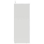 vidaXL Bureau tableau noir Blanc 120 x 45 x 118.5 cm Bois d'ingénierie