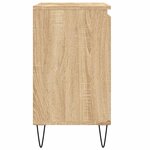 vidaXL Armoire de bain chêne sonoma 58x33x60 cm bois d'ingénierie