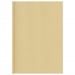 vidaXL Tapis de tente 400x700 cm Beige