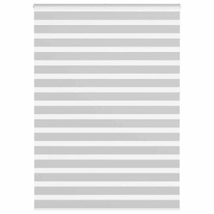 vidaXL Store zèbre gris clair largeur du tissu 155 9 cm polyester