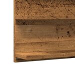 vidaXL Armoire à miroir de salle de bain vieux bois bois d'ingénierie