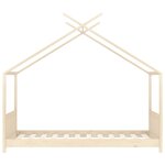 vidaXL Cadre de lit d'enfant Bois de pin massif 80x160 cm