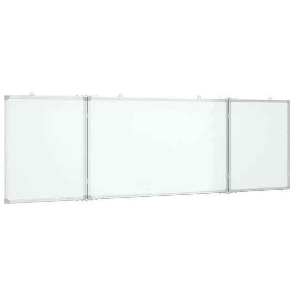 Tableau magnétique panneau écriture école maison bureau pliable 160 x 50 x 1 7 cm aluminium 02_0045524