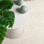 vidaXL Tapis ISTAN à poils longs aspect brillant crème 80x150 cm