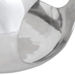 vidaXL Table basse aluminium 50x50x30 cm argenté