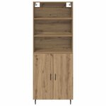 vidaXL Haut Armoire Chêne artisanal 69 5 x 34 x 180 cm