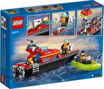 LEGO City - Set de Bateau de Sauvetage des Pompiers 60373
