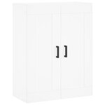 vidaXL Armoire murale blanc 69 5x34x90 cm bois d'ingénierie