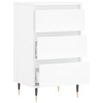 vidaXL Buffet blanc 40x35x70 cm bois d’ingénierie
