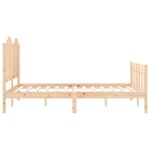 vidaXL Cadre de lit sans matelas 140x200 cm bois massif de pin