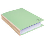 Paquet de 25 chemises à dos toilé 300 g dos 3cm 24x32cm Vert EXACOMPTA