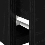 vidaXL Meuble mural 2 Pièces Chêne noir 68 x 30 x 20 cm Bois d'ingénierie