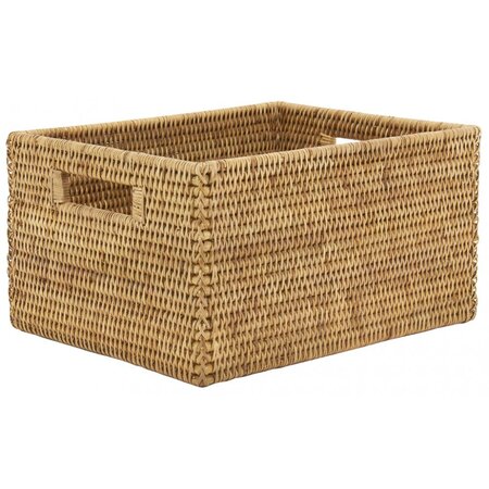 Panier de rangement en rotin naturel 28 x 22 x 15 cm