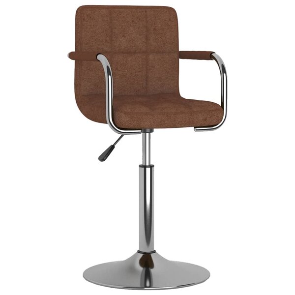 vidaXL Tabouret de bar Marron Tissu