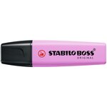 Surligneur BOSS ORIGINAL Pastel  mauve givré x 10 STABILO