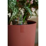 Pot de fleur Jazz Rond - Rouge Ø 26 x hauteur 24 cm - Intérieur 100 recyclé